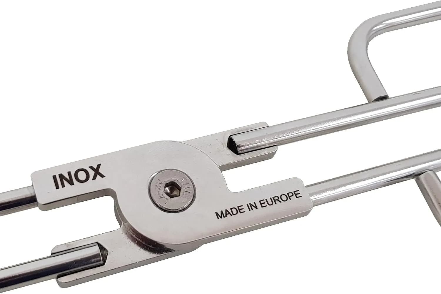 Pinzas Barbacoa Profesionales XL 46 cm - Sistema Bisagra Muy Resistente y Preciso - Acero Inoxidable (vista 2)
