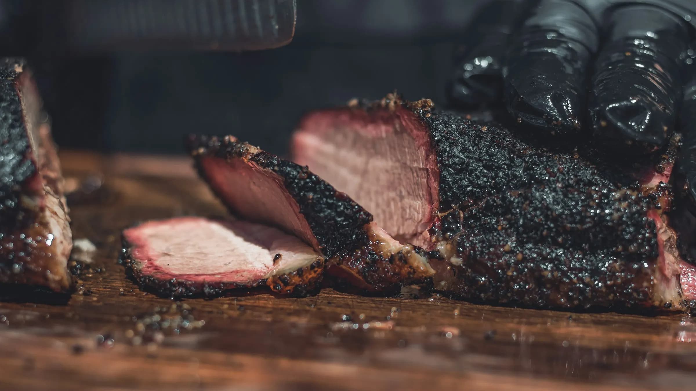 Brisket ahumado a baja temperatura