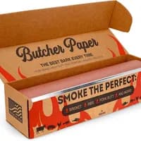 Bryco Goods: papel de carnicero rosa sin tratar, 45,7 cm × 53,3 m con caja dispensadora