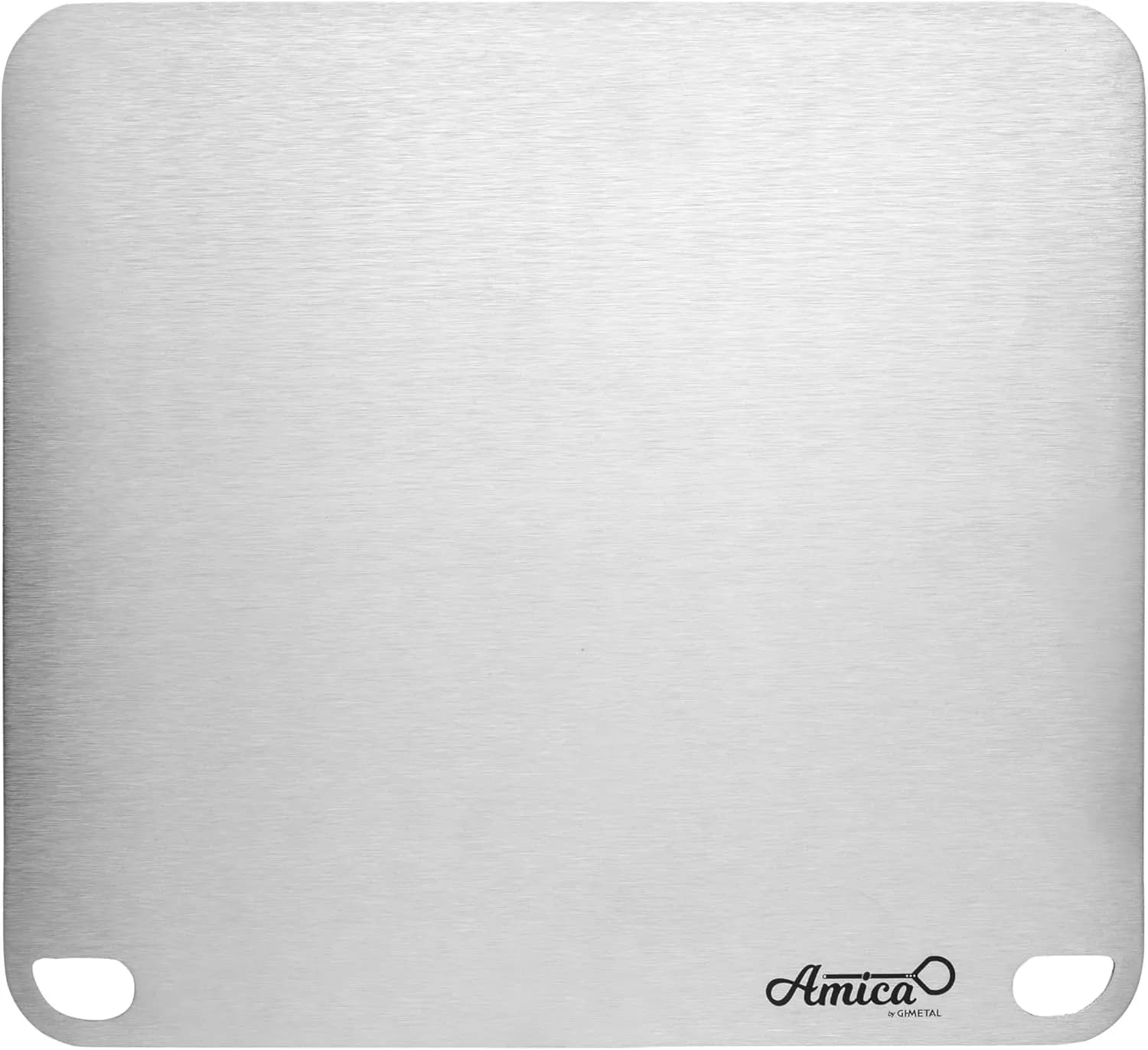 Gi.Metal Placa de Acero para Pizza 40 × 35 cm (4 mm)