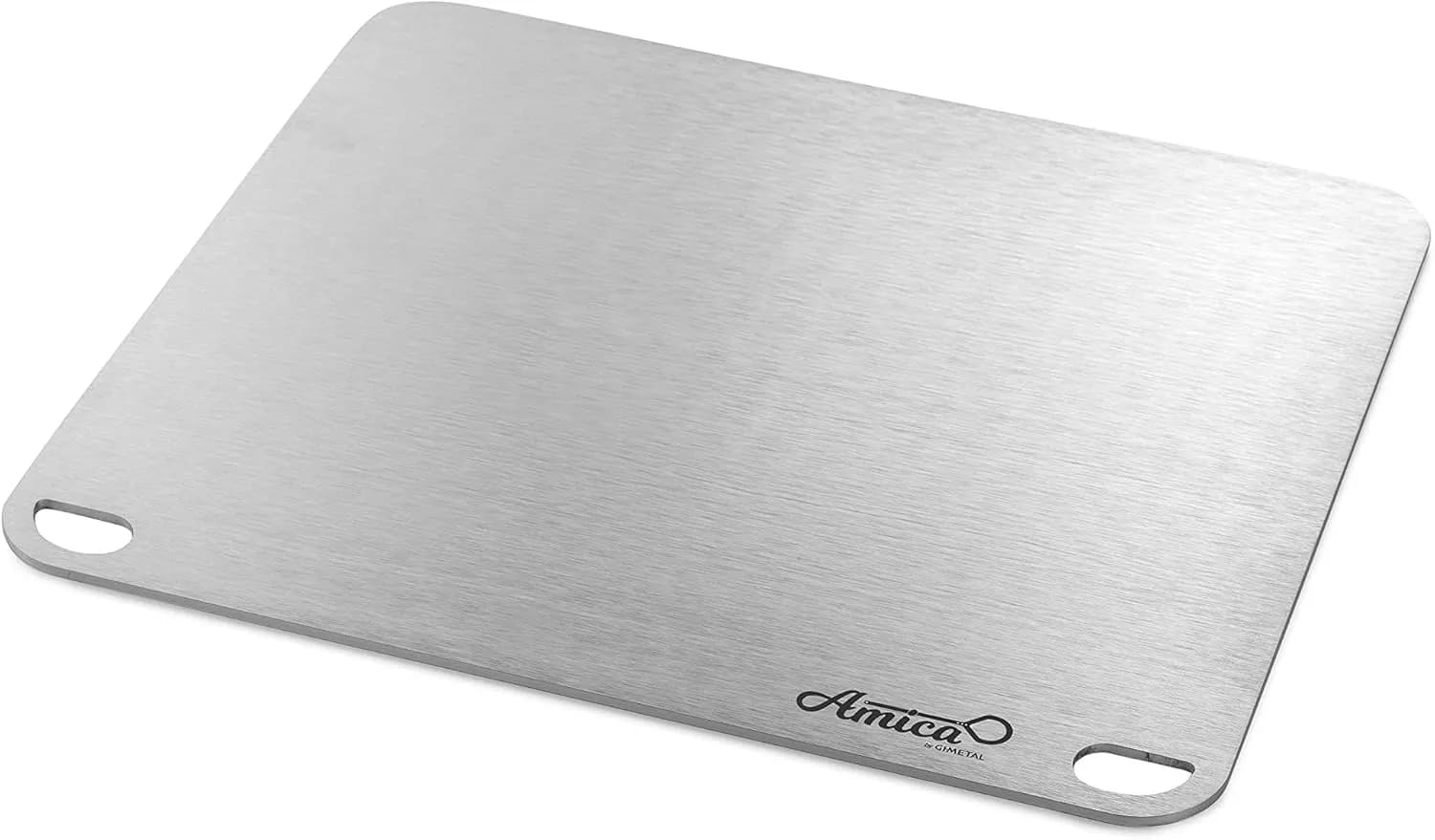 Gi.Metal Placa de Acero para Pizza 40 × 35 cm (4 mm)