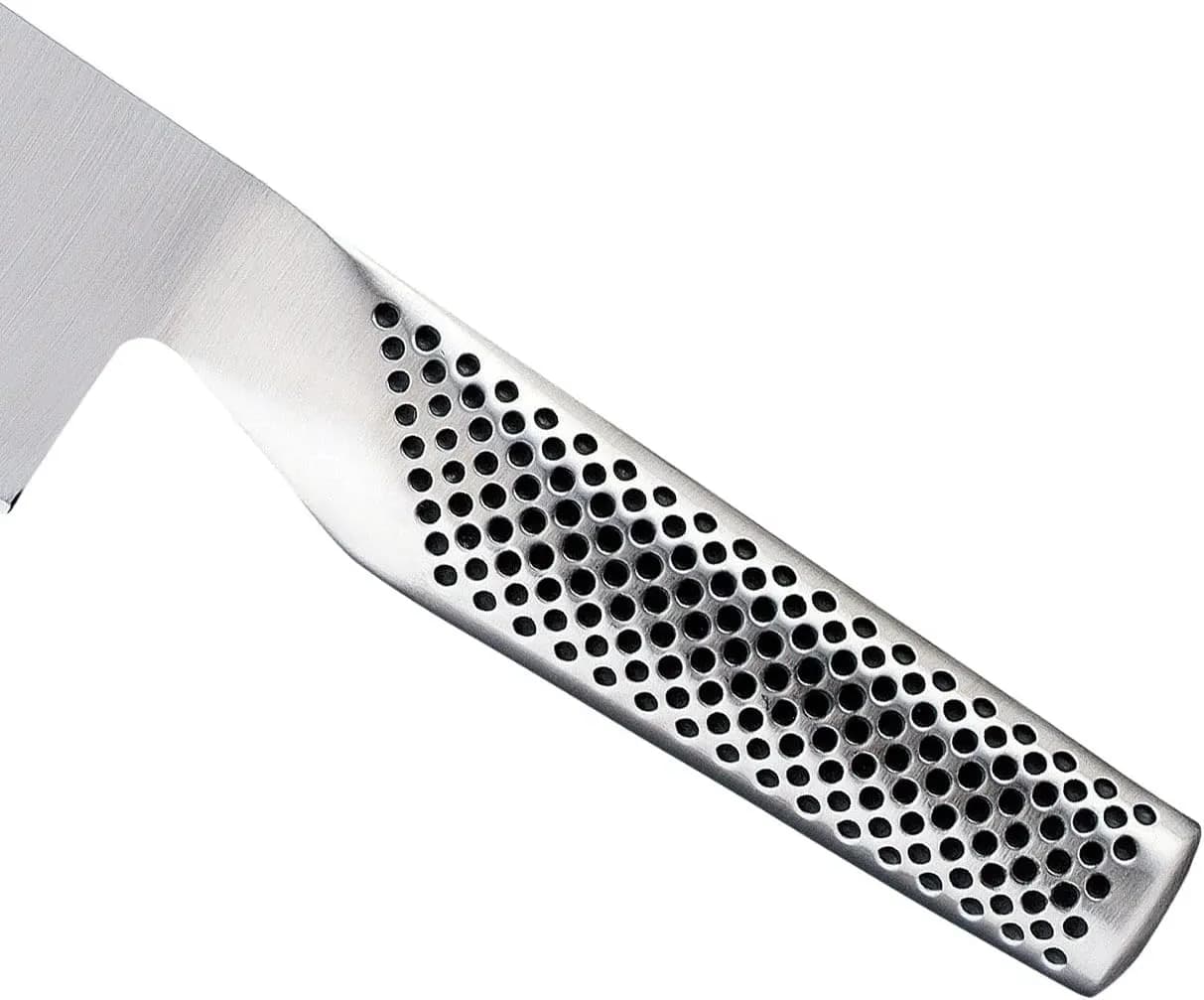Global G-2 Cuchillo Chef 20 cm + Afilador MinoSharp (Set)