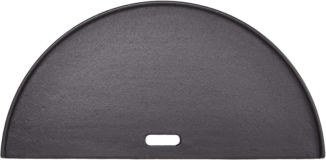 Kamado Joe Plancha reversible de hierro fundido Big Joe Half Moon (vista 1)