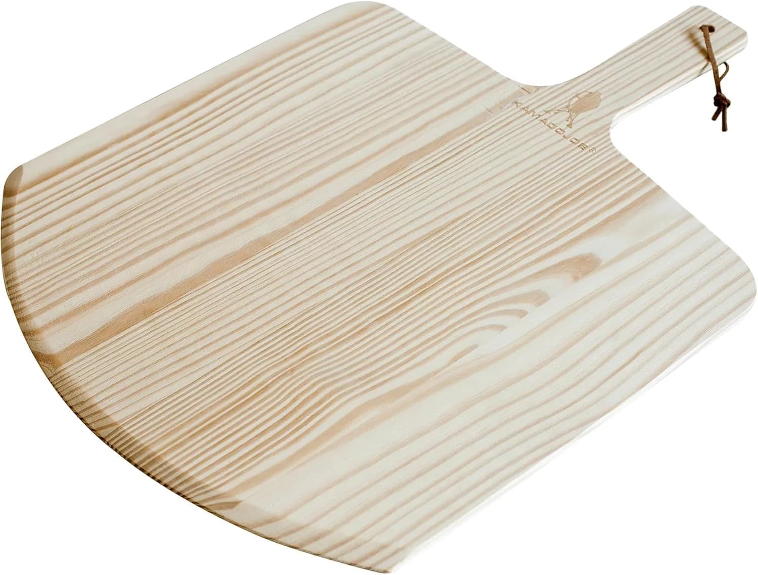 Pala de pizza Kamado Joe de madera de pino premium compatible con DoJoe (vista 1)
