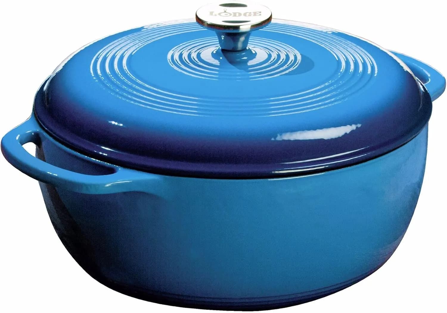 Lodge Cocotte Esmaltada de Hierro Fundido 2,84 L (Roja)