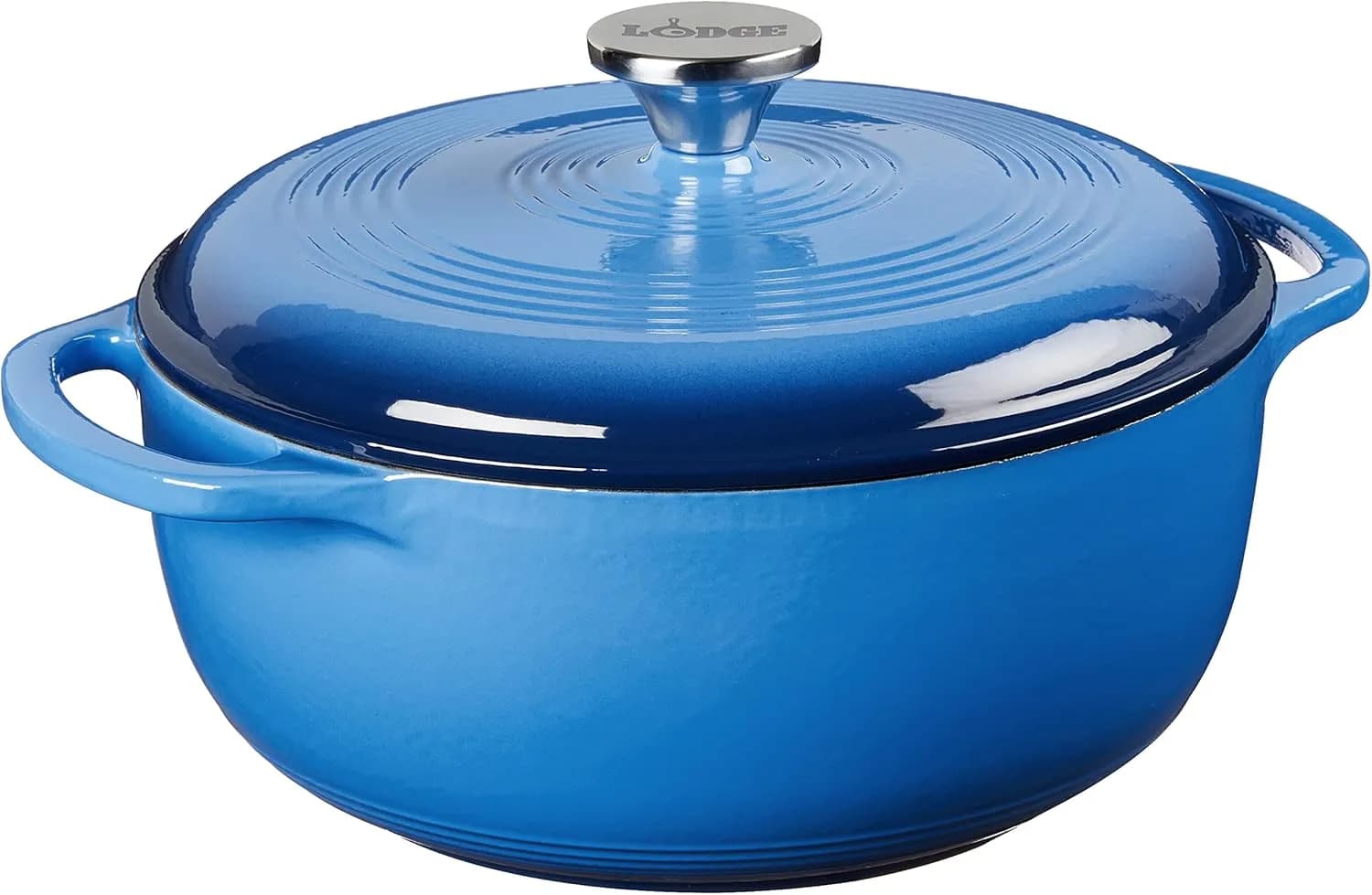 Lodge Cocotte Esmaltada de Hierro Fundido 2,84 L (Roja)