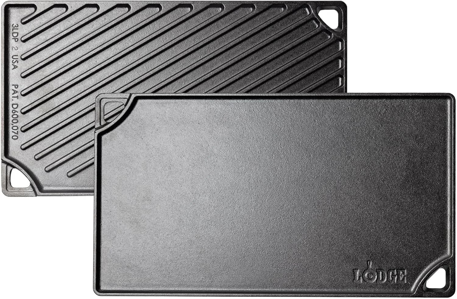 Lodge Plancha Grill Reversible de Hierro Fundido 42×24 cm (LDP3)