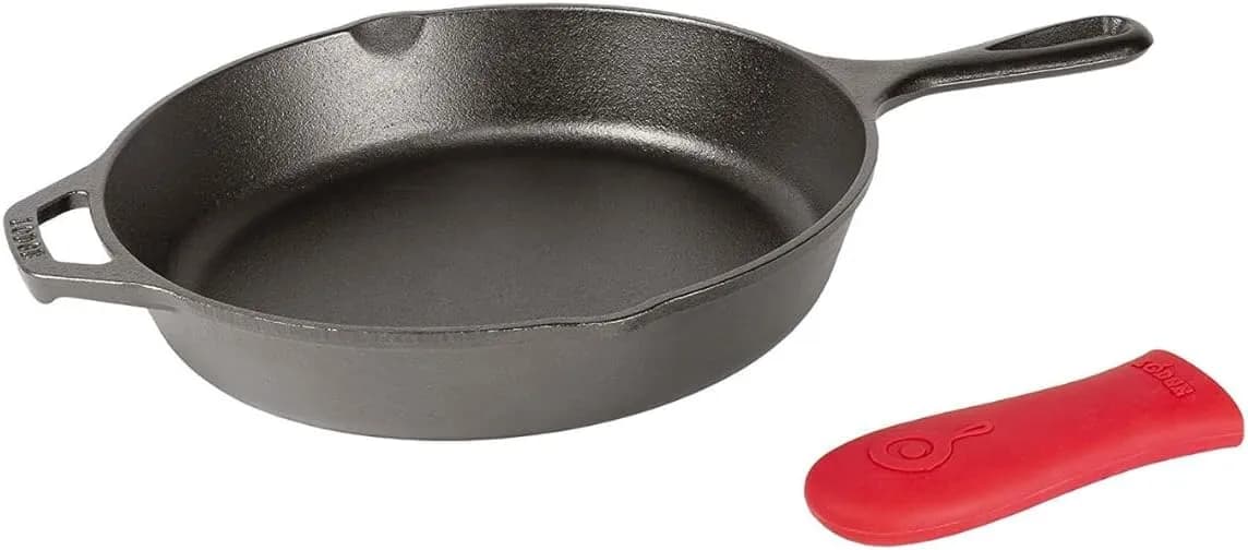 Lodge L8SK3: sartén de hierro fundido presazonada de 26 cm (vista 1)