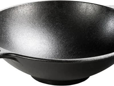 Lodge Pro-Logic Wok de Hierro Fundido 35 cm con Asas