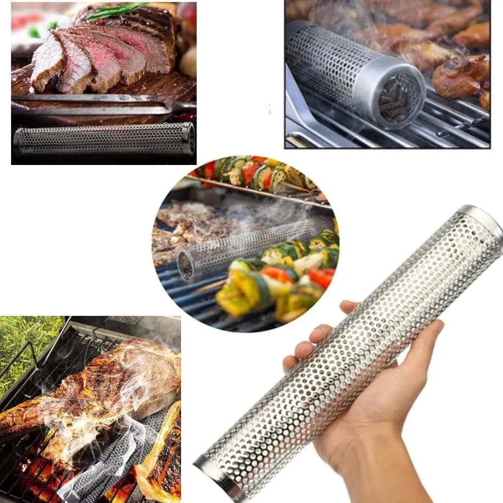 Generador de Humo Frío, Tubo Ahumador de 6 pulgadas,Tubo de Acero Inoxidable 304 para Alimentos a la Parrilla  (vista 3)