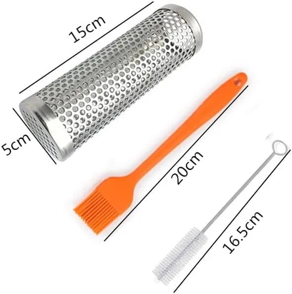 Generador de Humo Frío, Tubo Ahumador de 6 pulgadas,Tubo de Acero Inoxidable 304 para Alimentos a la Parrilla  (vista 4)