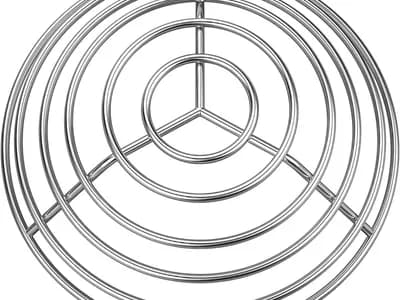 Onlyfire stainless steel charcoal basket for kamado (view 1)