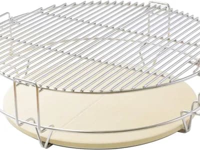Onlyfire GCG-8552 Sistema de Cocción (2 parrillas + rack + 2 deflectores) para Kamado Large