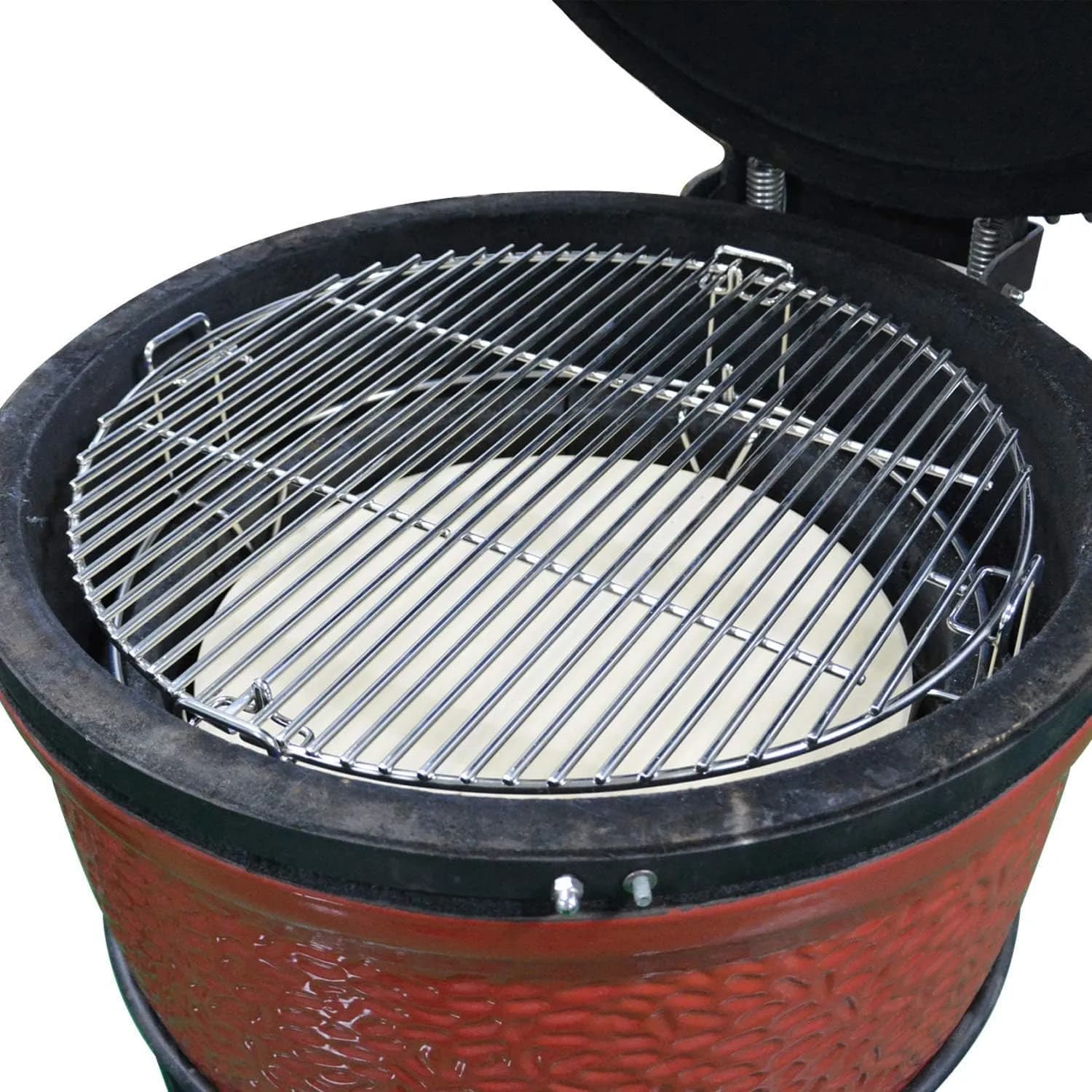 Onlyfire GCG-8552 Sistema de Cocción (2 parrillas + rack + 2 deflectores) para Kamado Large