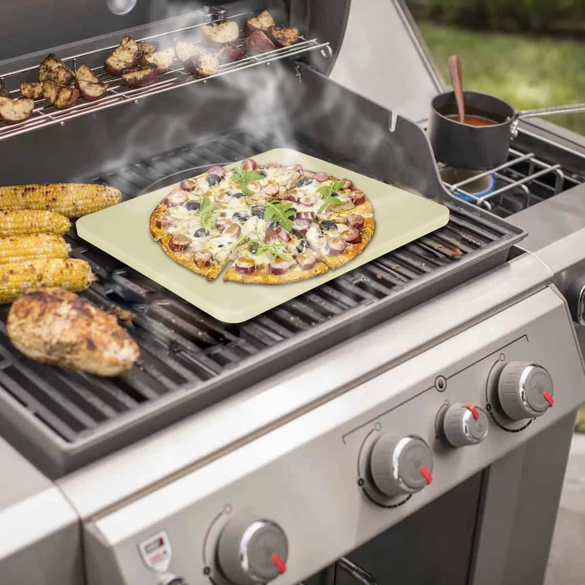 Onlyfire piedra para pizza cordierita 38 × 30 cm