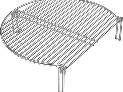 onlyfire Parrilla de Cocción Expansible de Acero Inoxidable para Parrillas de Carbón y Cerámicas, Rejilla de Expansión p (vista 1)