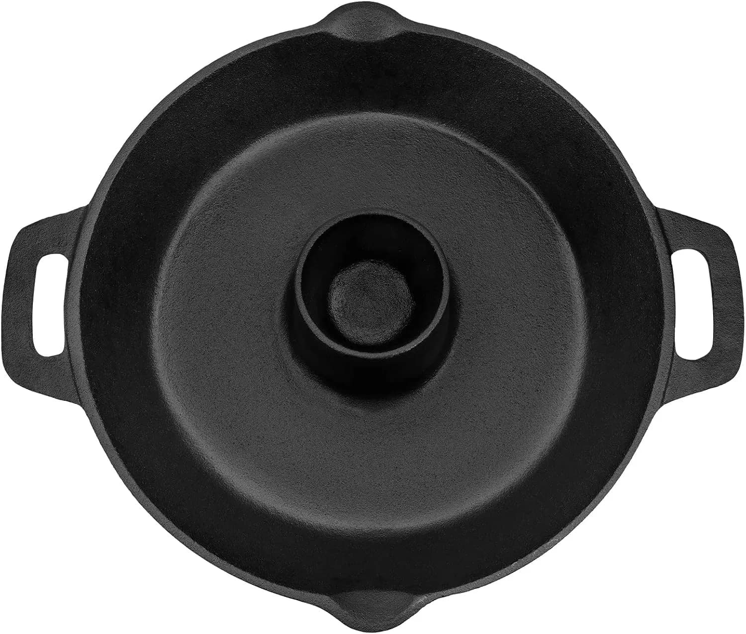 Onlyfire Soporte para asador de pollo de hierro fundido, asador de aves de corral para barbacoa con pico de vertido y as (vista 3)