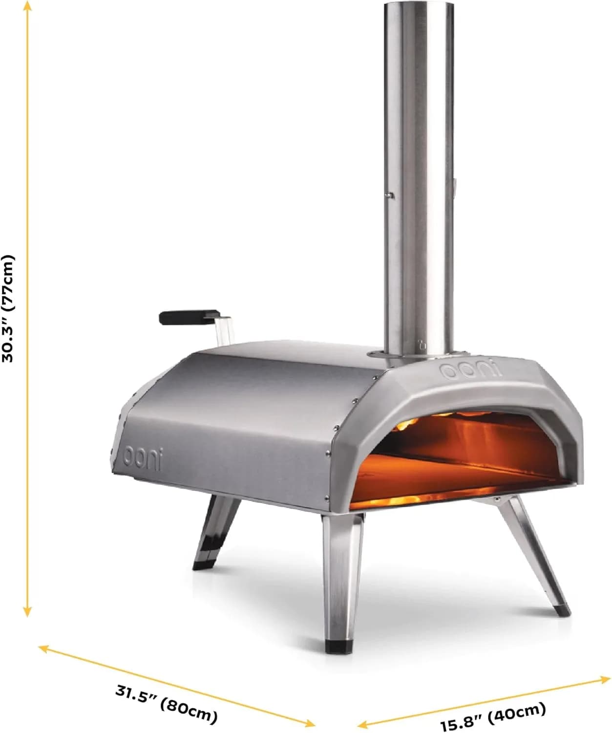 Ooni Karu 12 - Horno de pizza multicombustible (gas, leña y carbón)
