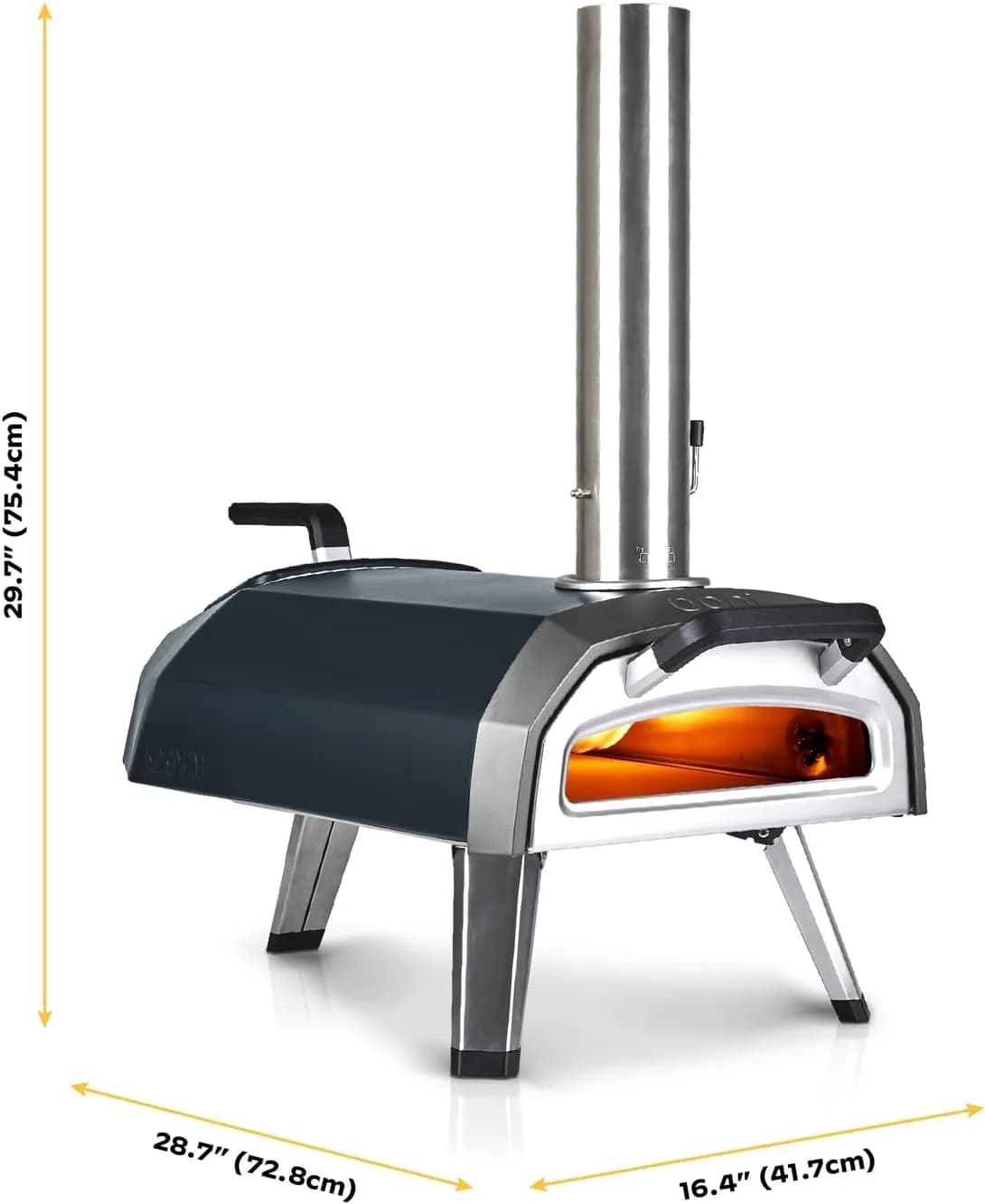 Ooni Karu 12G - Horno de pizza multicombustible con termómetro integrado