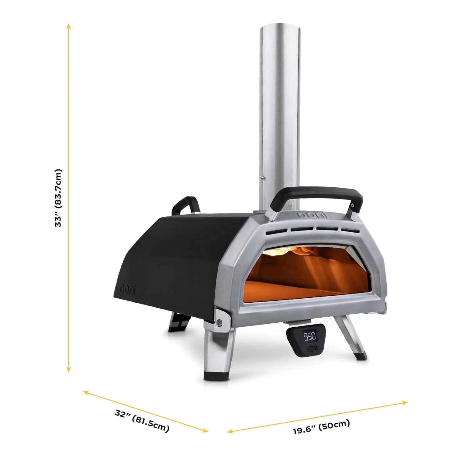 Ooni Karu 16 - Horno de pizza multicombustible (leña, carbón o gas)