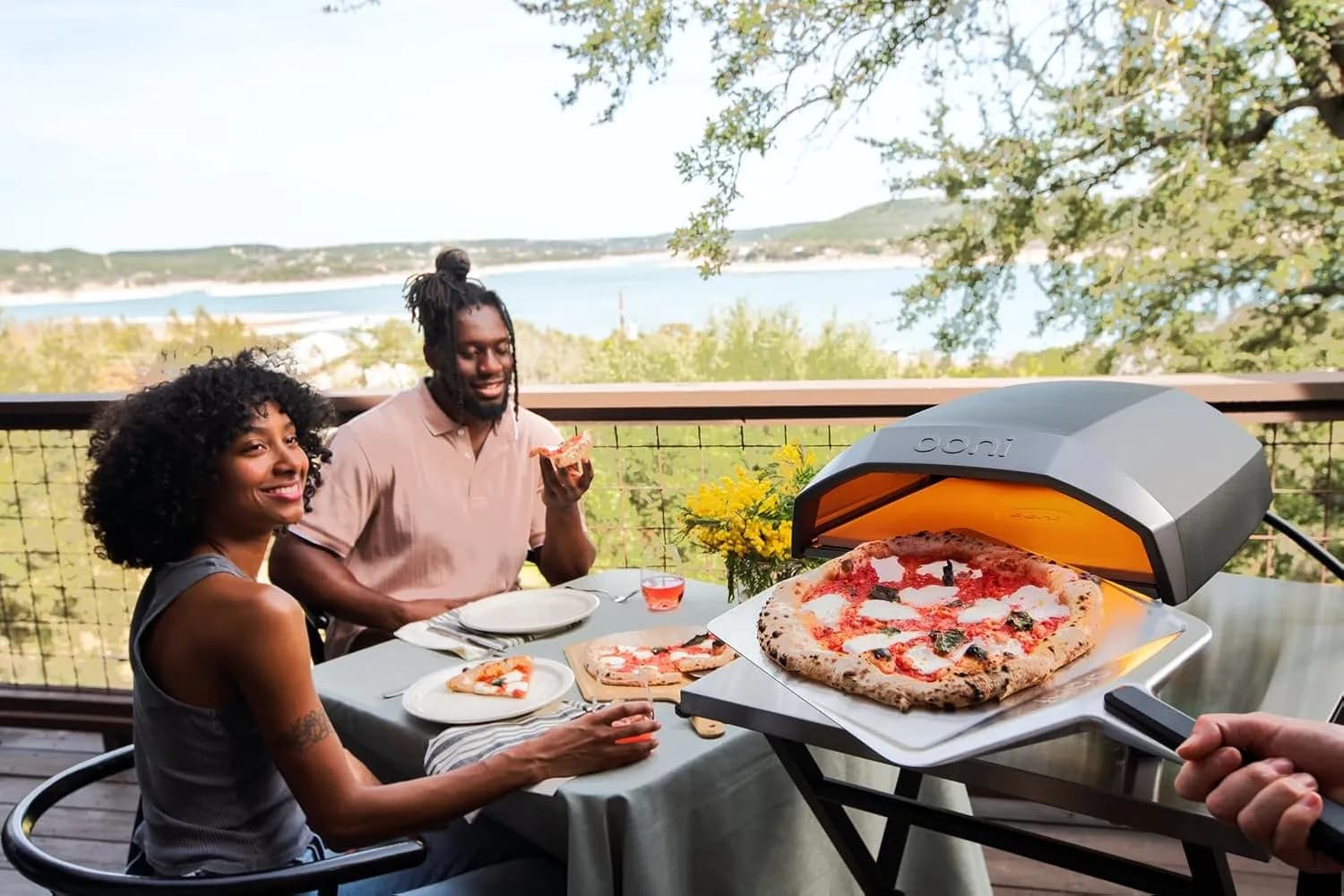 Ooni Koda 12 - Horno de pizza a gas portátil para exteriores (37 mBar)