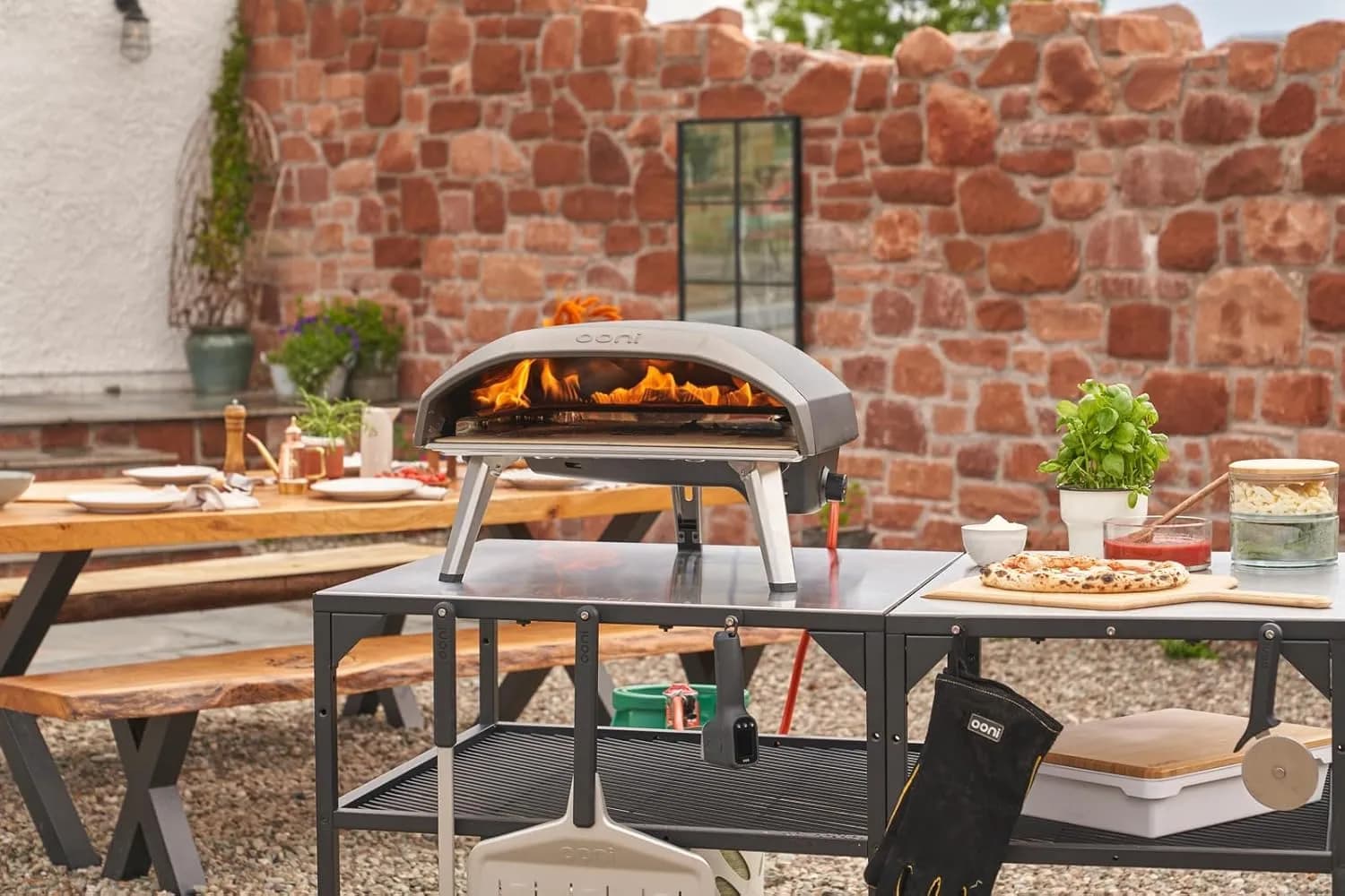 Ooni Koda 16 - Horno de pizza a gas para exteriores (37 mBar)