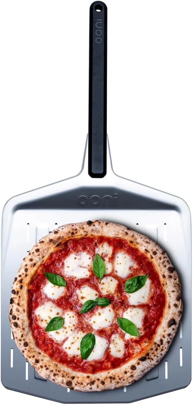 Ooni - Pala de pizza perforada de aluminio de 12"
