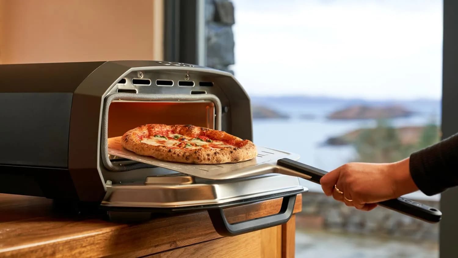 Ooni Volt 12 - Horno de pizza eléctrico para interior y exterior