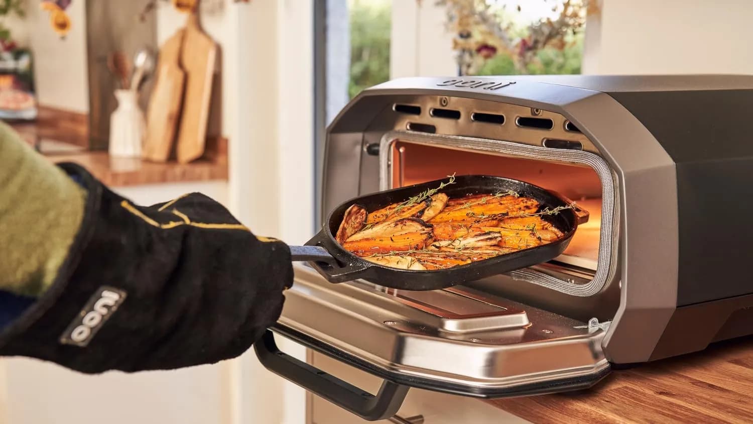 Ooni Volt 12 - Horno de pizza eléctrico para interior y exterior