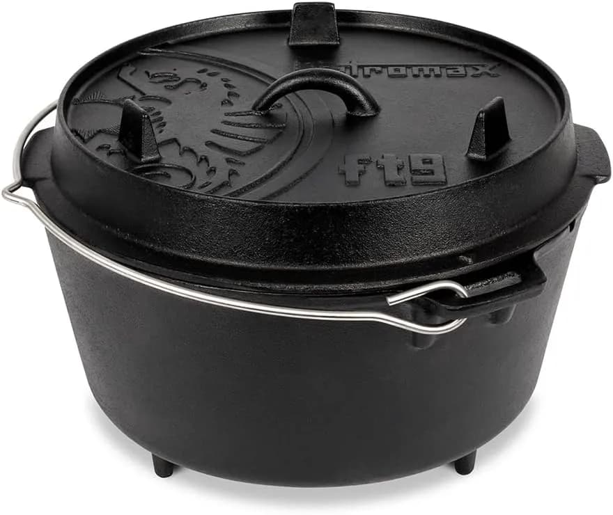 Petromax FT9 Olla de Fuego de Hierro Fundido (Dutch Oven)