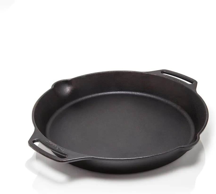 Petromax sartén de fuego FP35 de hierro fundido de 35 cm con dos asas para brasa y fuego abierto (vista 1)