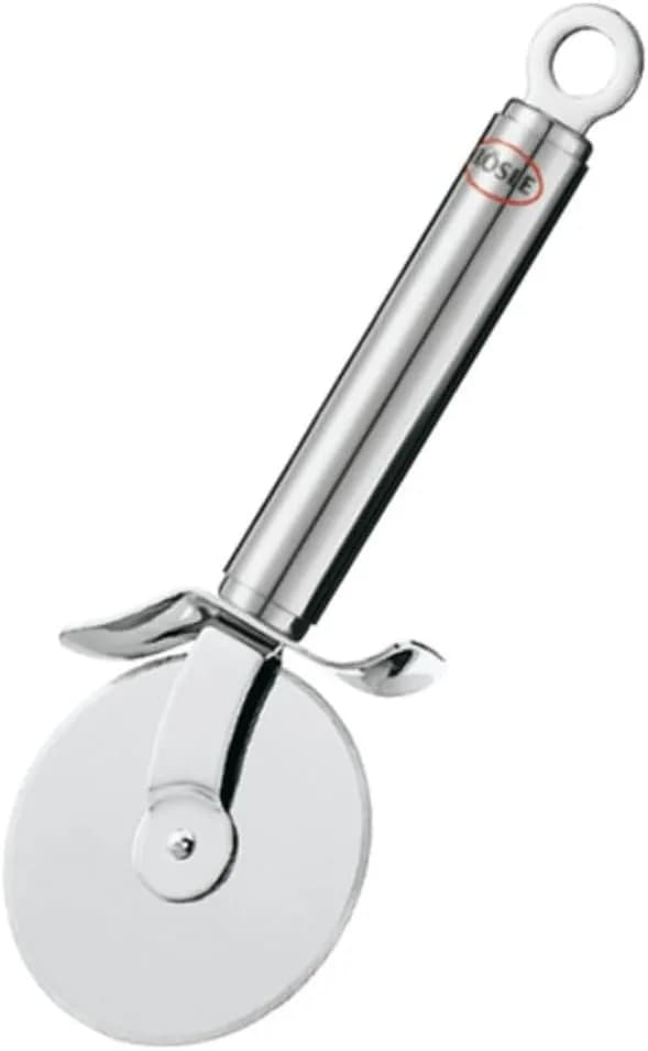Cortador de pizza de rueda Rösle en acero inoxidable 18/10 con protector de mano (vista 1)
