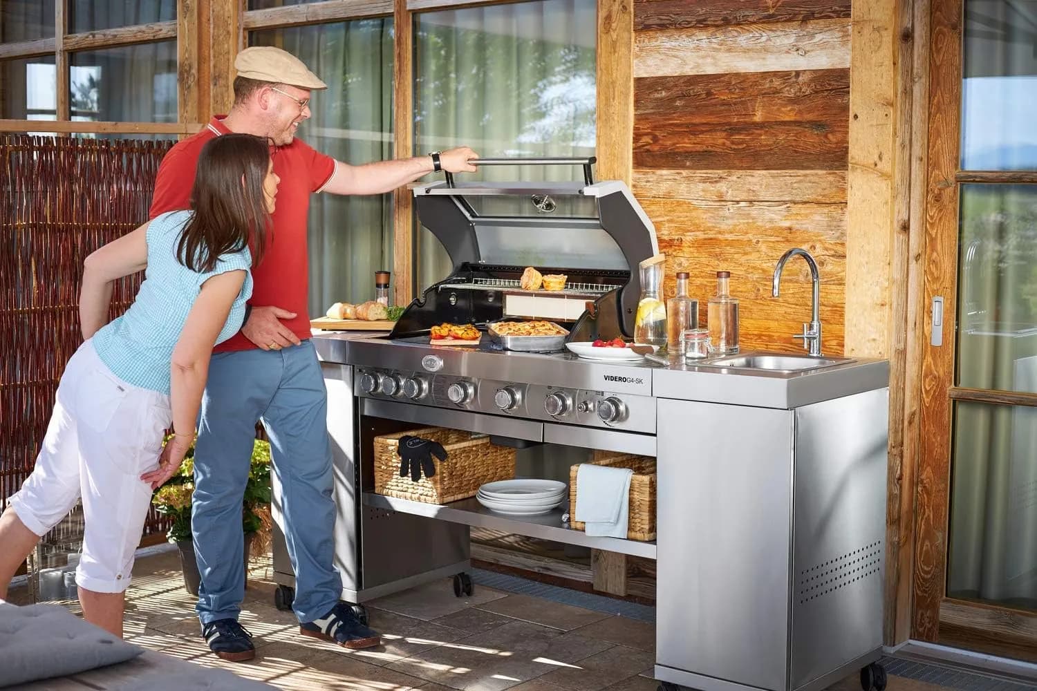 Rösle Fuente Universal Pro para Barbacoa con Borde Alto para Adobar, Servir O Como Bandeja de Goteo para Barba (vista 3)