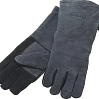 Rösle leather barbecue gloves: long, one size