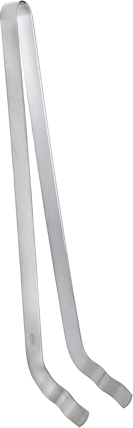 Pinzas de barbacoa curvadas Rösle en acero inoxidable 18/10 mate de 35 cm (vista 1)