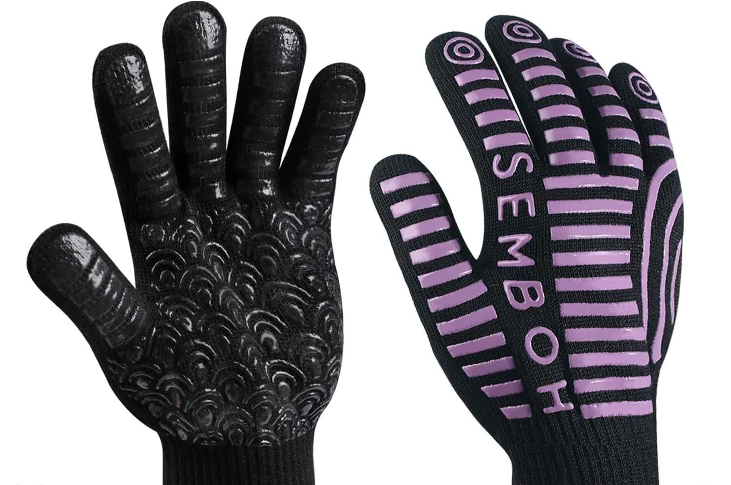 Semboh – Guantes de barbacoa con forro de algodón