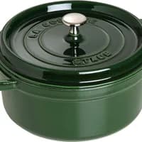 Staub Cocotte redonda: cacerola de hierro fundido esmaltado de 24 cm