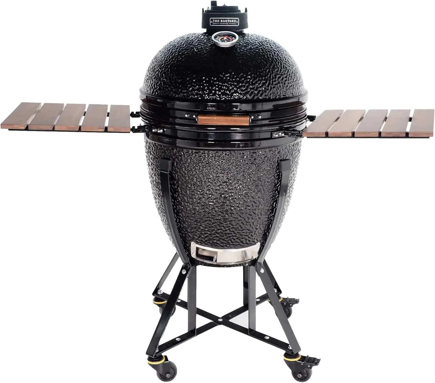 The Bastard Large Complete, kamado de cerámica de 57 cm con carro de acero y ruedas (vista 1)