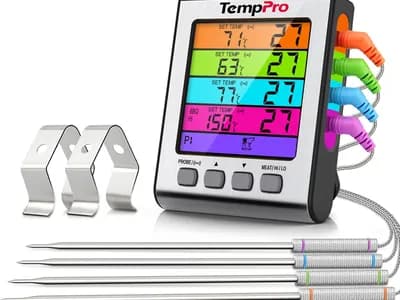 TempPro TP17H Termómetro para carne Termómetro digital para cocina,4 sondas (vista 1)