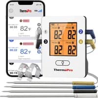 ThermoPro TP25 termómetro Bluetooth 4 sondas