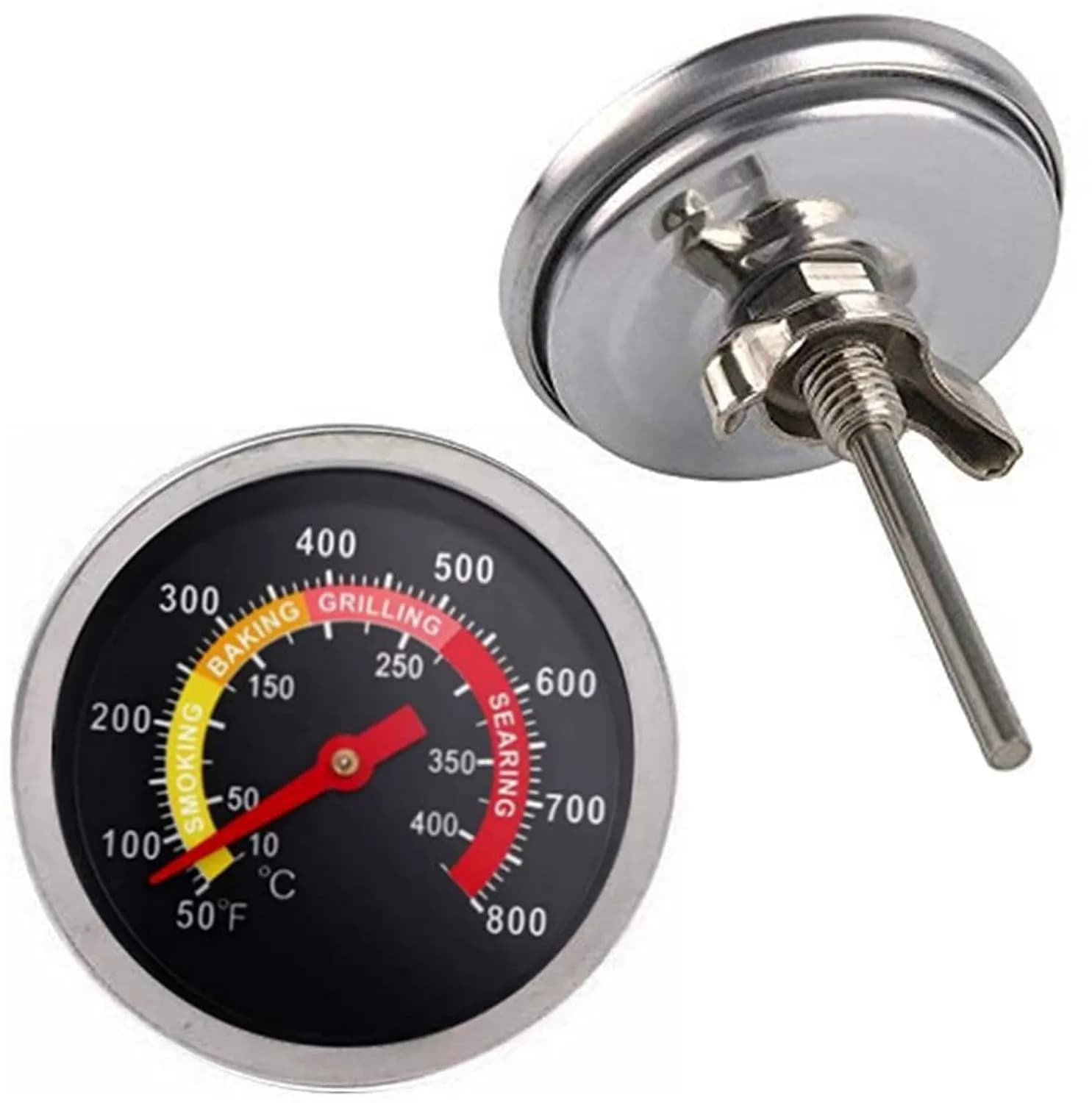 TS BBQ analog lid thermometer 2-pack (view 1)