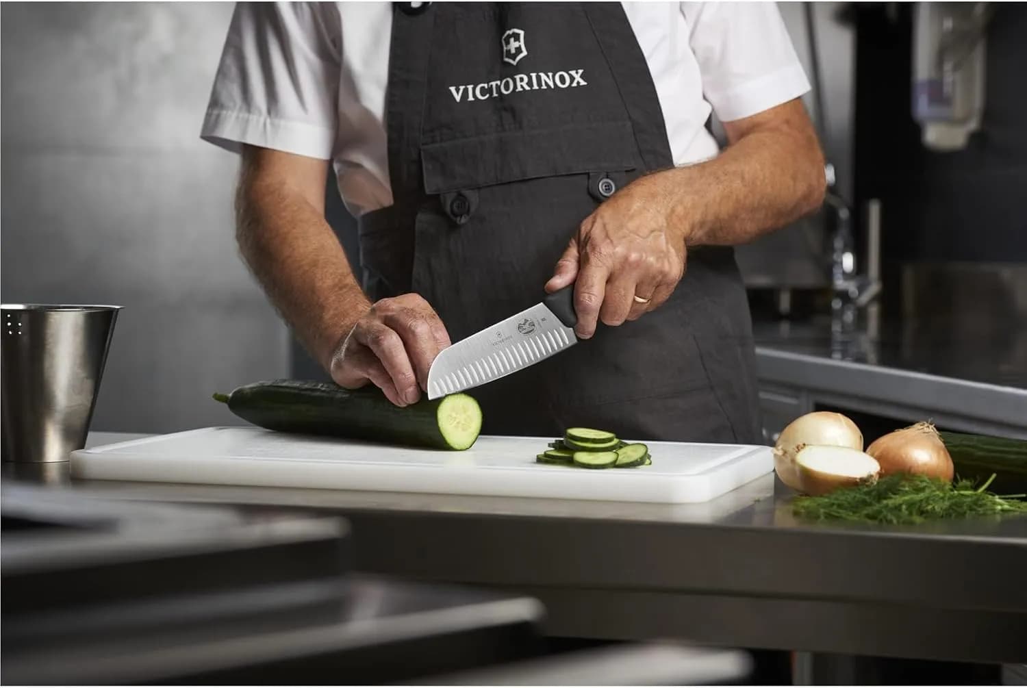 Victorinox Fibrox Cuchillo Santoku 17 cm