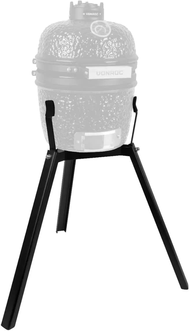 VONROC Soporte para kamado - Agradable altura de trabajo de 75cm - Universal para barbacoas kamado de 13 pulgadas (vista 2)