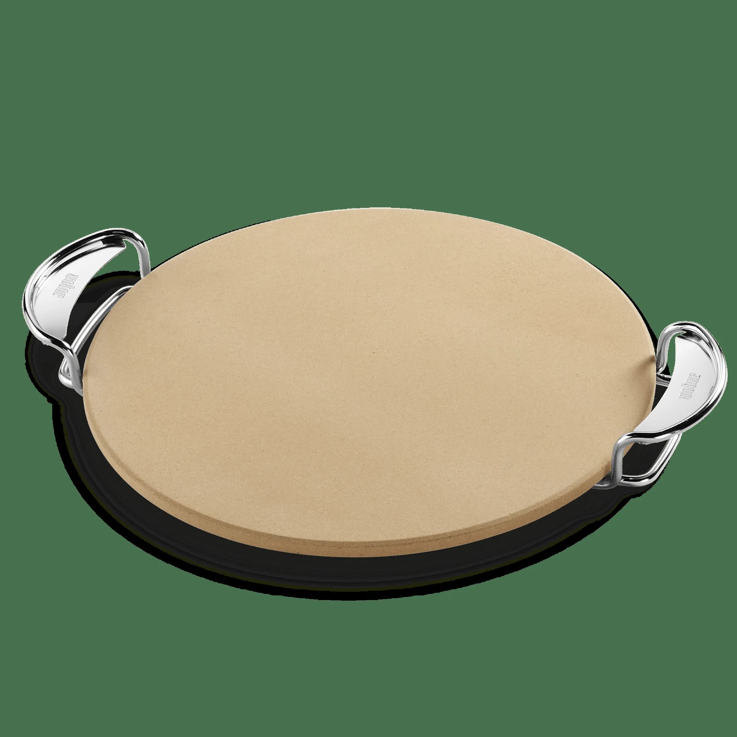 Weber 8836 Gourmet BBQ System piedra para pizza con bandeja (vista 1)