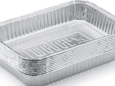 Weber 6415 - Bandejas de goteo Aluminio pequeñas (10 uds) (vista 1)