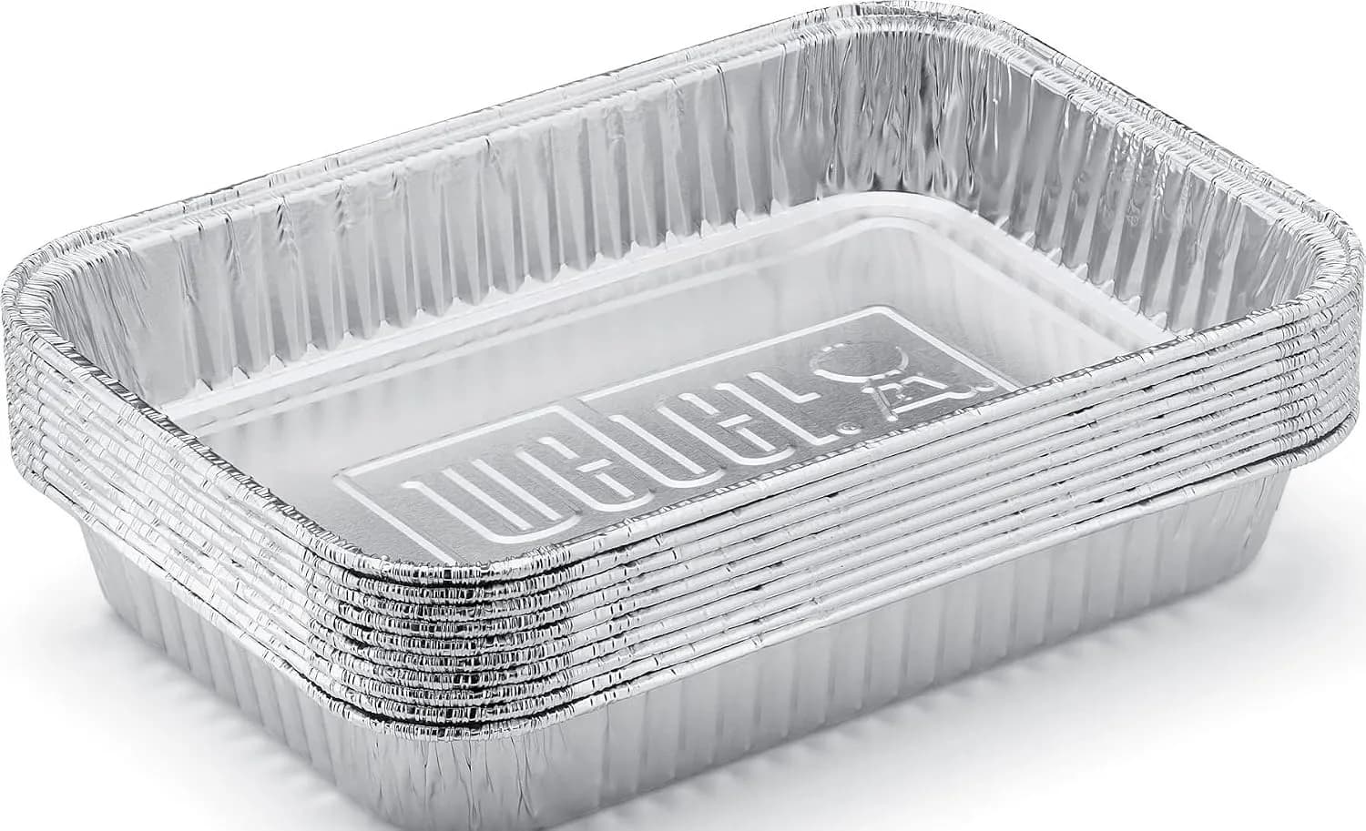 Weber 6415 - Bandejas de goteo Aluminio pequeñas (10 uds) (vista 1)
