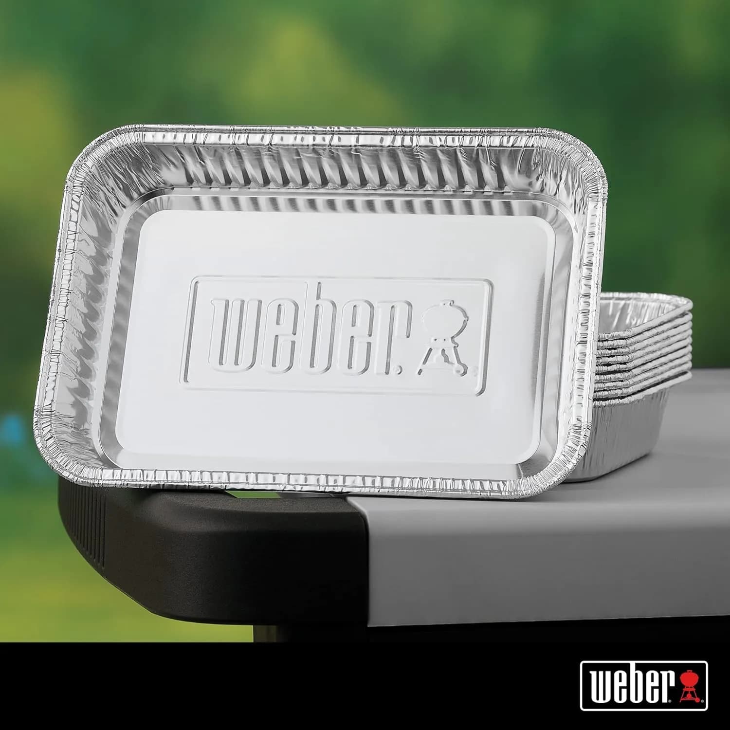 Weber 6415 - Bandejas de goteo Aluminio pequeñas (10 uds) (vista 3)
