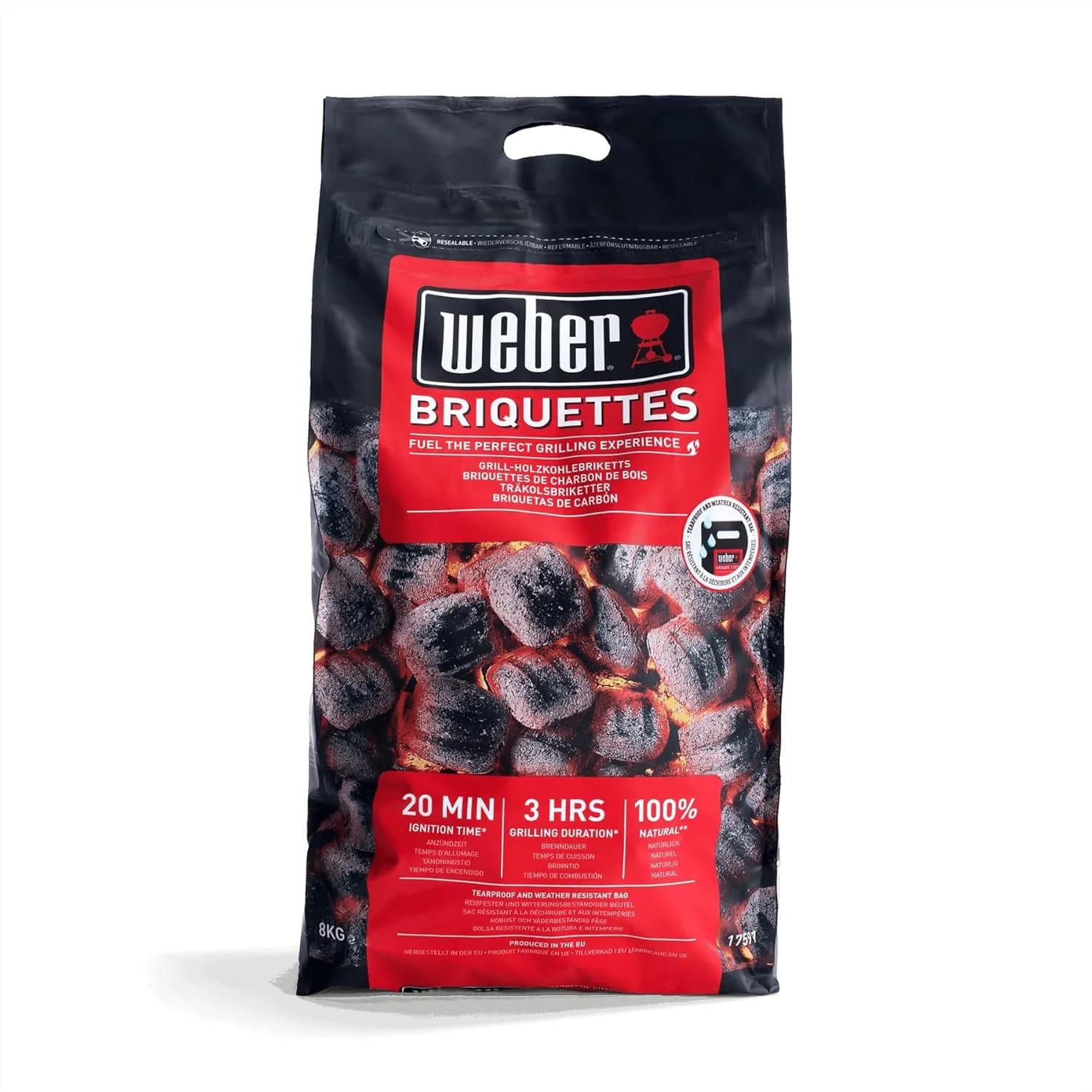 Weber Briquetas 8 kg