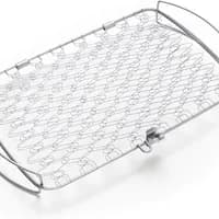 Weber Cesta para Pescado y Verduras 6471, inox de 46 × 28 cm