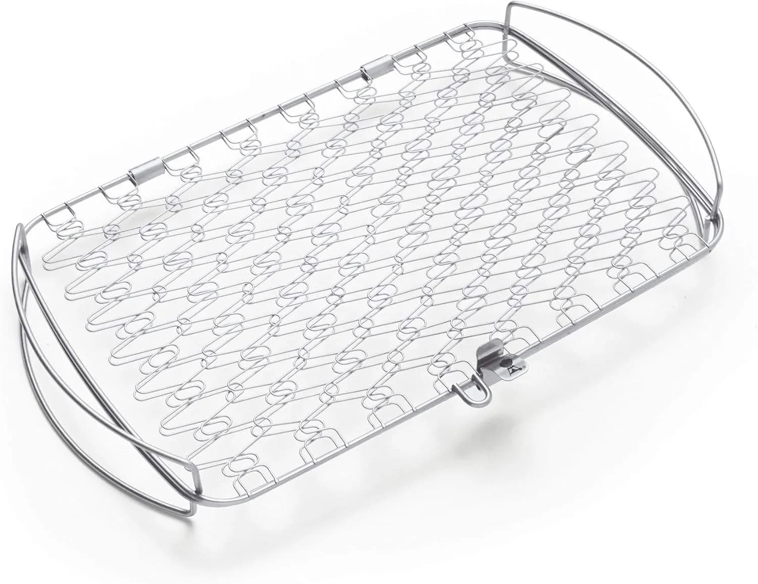 Weber Cesta para Pescado & Verduras, grande (46 x 28 cm), acero inoxidable, ideal para pescado y verduras deli (vista 1)